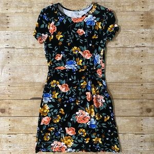 Floral Side Knot Dress - Old Navy Size Small